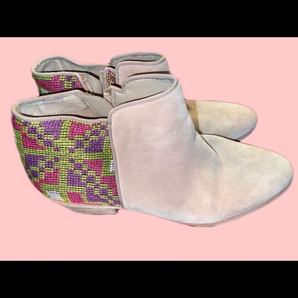 Sam Edelman Putnam Southwestern Aztec Booties Size 11 - Picture 4 of 11